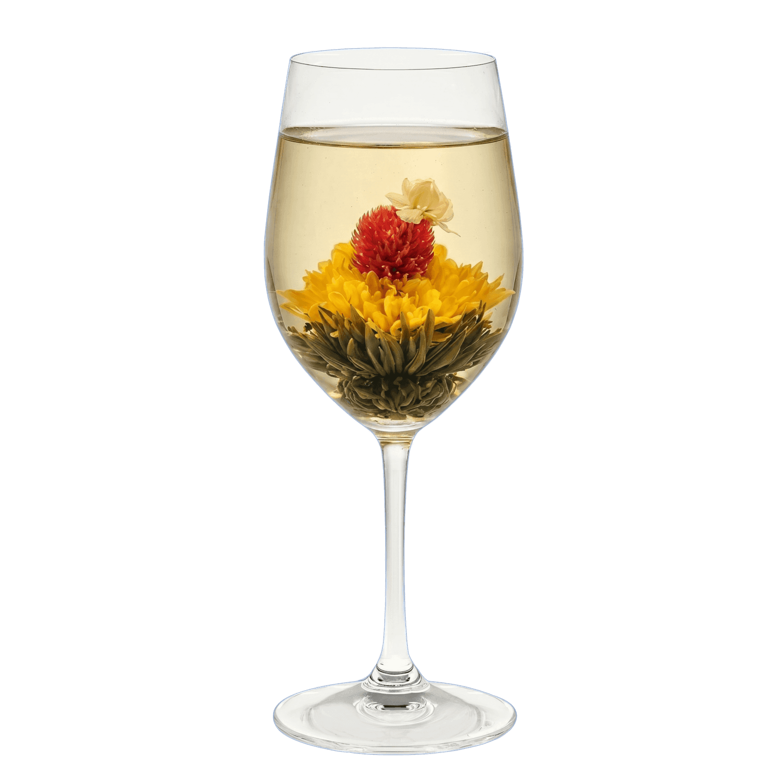 Butterfly Long for Flower Flora Tea heart with marigold, jasmine and globe amaranth